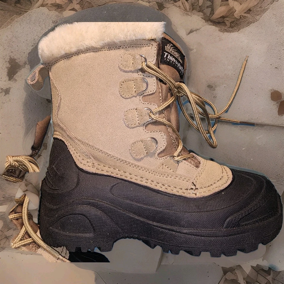 Nuevas botas de nieve para mujer Itasca Thinsulate de cedro, talla 6 marrón/piel bronceada Foto 2 de 4