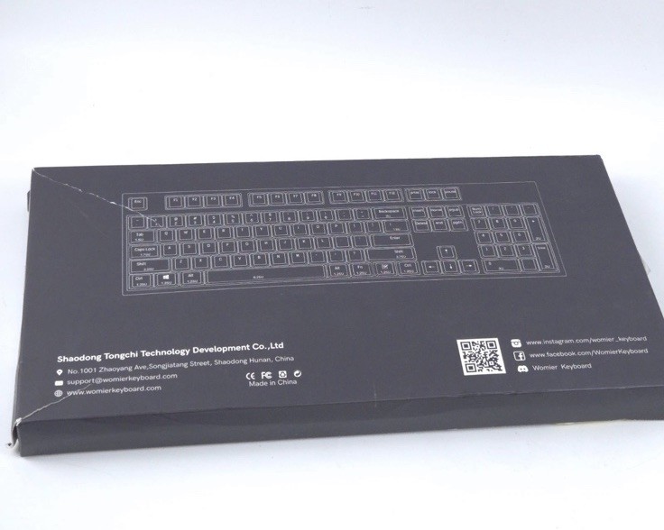 Womier Shine through PBT Keycaps 60 75 100 Percent Cherry Profile, Custom Key Ca