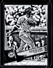 2019 Topps Big League Robinson Cano Artist Rendition #/50 Mets