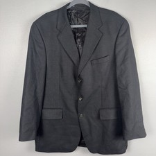 Polo University Club By Ralph Lauren Blazer Men s 42R Silk Wool Vtg Black