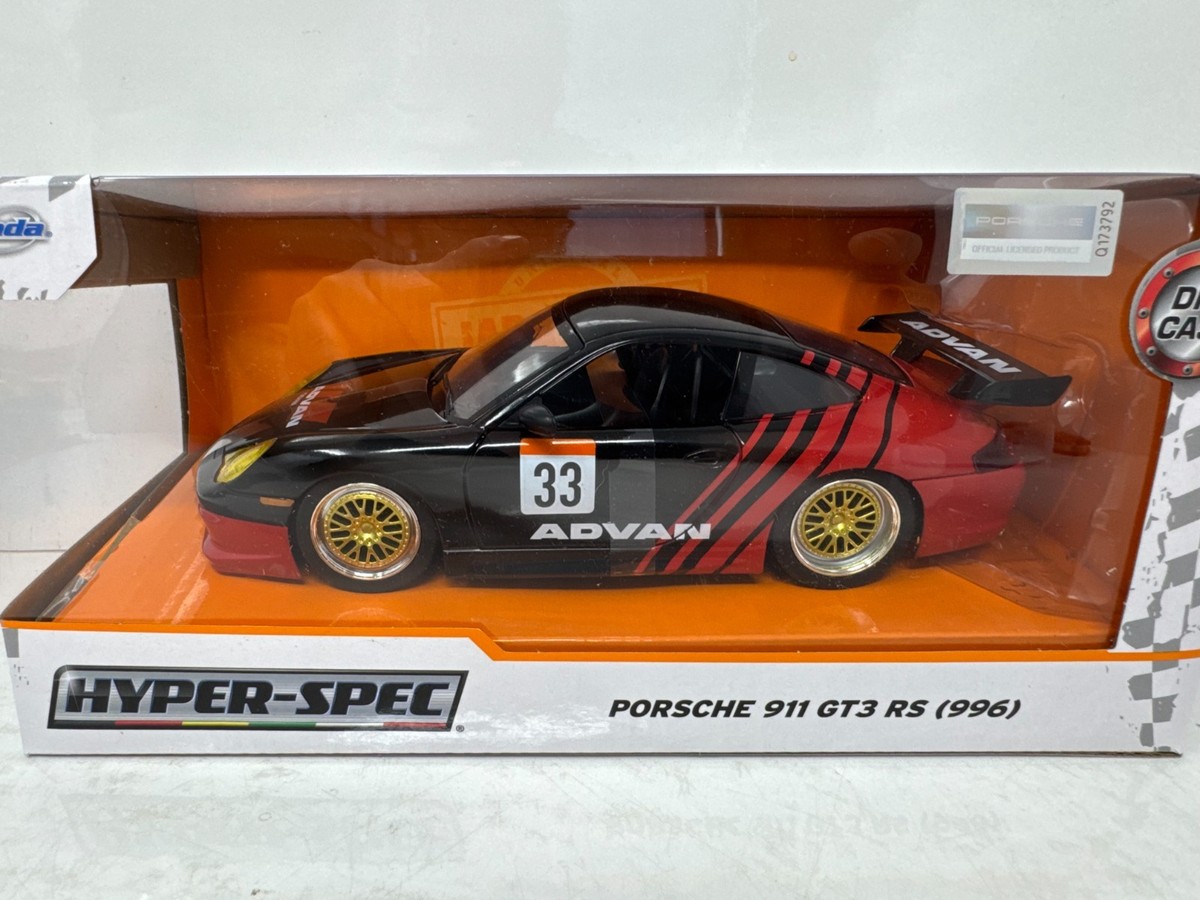 Jada Hyper-Spec Porsche 911 GT3 RS (997) 1:24 Diecast | eBay