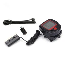 Bicycle Bike Cycling Computer LCD Odometer Speedometer Stopwatch Speed meter