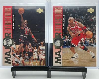 Upper Deck Major Attractions Michael Jordan Lot (2) 1995