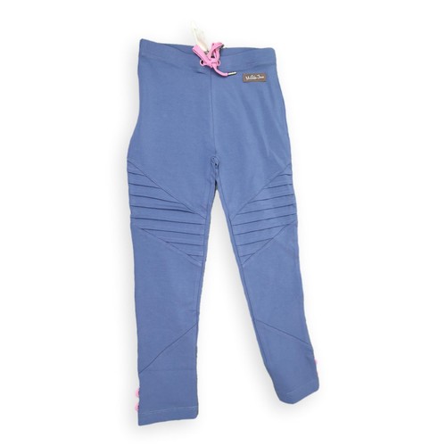 NWT MATILDA JANE Just Imagine Keely Girls Blue Moto Leggings Size 6 - Picture 4 of 6