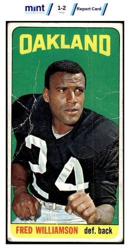Fred Williamson #152 1965 Topps card