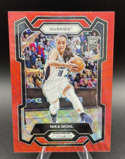 Nika Muhl 2024 Panini Prizm Draft Red Wave #15 Rookie RC Seattle Storm UCONN