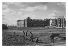 Poltava Russia Airbase Runway Construction April 1945 US Air Force