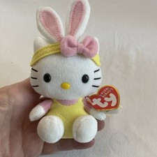 Ty Beanie Baby Vintage “Hello Kitty” Pink Bunny Ears (5.5 inch)