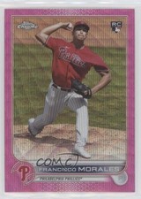 2022 Topps Chrome Update Pink Wave Refractor Francisco Morales #USC168 0vf5