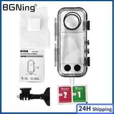 Invisible Camera Case for Insta360 X3 X4 Waterproof Housing Cover 40M Dive Shell