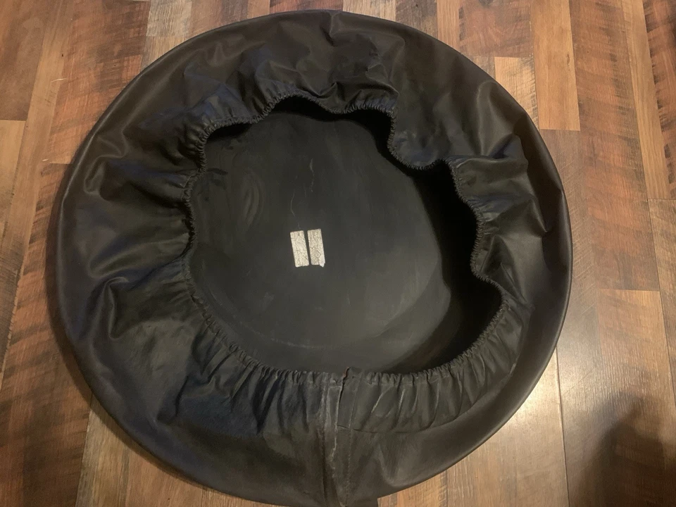 Cubierta de rueda de neumático de repuesto trasero Hummer H3 cubierta dura amarilla 06-10 Foto 4 de 4