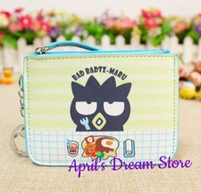 Bad Badtz-Maru Lunch Time ID Cardholder Coin Purse Keychain Wallet