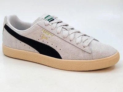 PUMA Clyde Hairy Suede Baskets Homme Gris The Archive Retro Sport - Photo 1/4