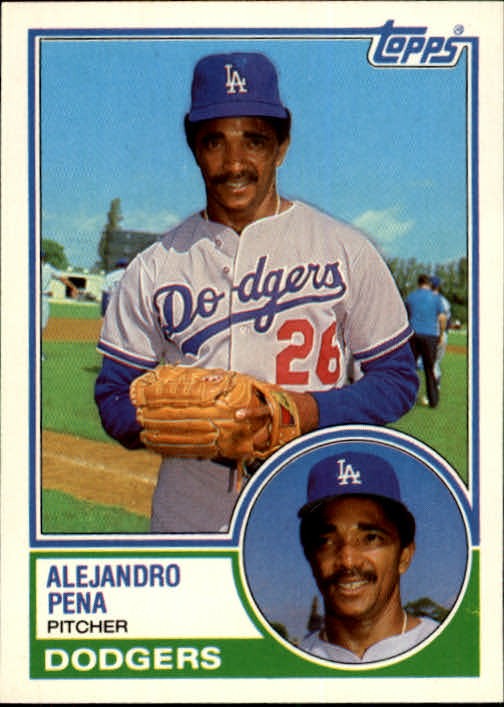 1983 Topps Traded Baseball Card #83T Alejandro Pena XRC