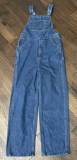 Lincoln Outfitters Denim Bibs Overalls Size 32 X 32