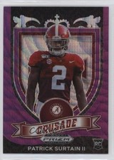2021 Panini Prizm Draft Picks Crusade Purple Wave Patrick Surtain II #178 1cg0