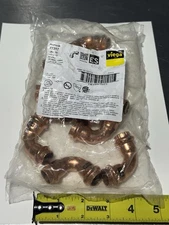 Viega - 77317 - Pro Press - 1/2" x 1/2" - P1 x P2 - Copper 90 Deg Elbow - Qty 10