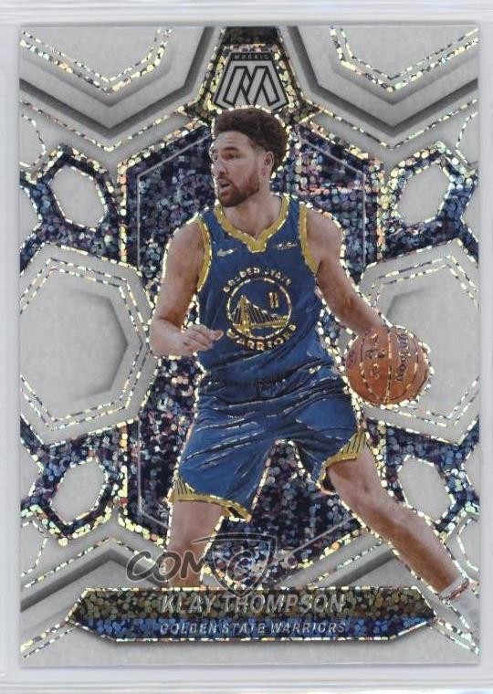 2023-24 Panini Mosaic White Sparkle Prizm Klay Thompson #45 12po