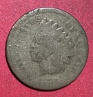1875 US Indian Head Cent! Lower Mintage! Lower Grade! Old US Coin!