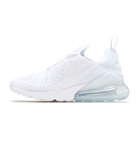 Big Kid's Nike Air Max 270 White/White-Metallic Silver 943345 103 