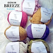 Hobbii Denim Breeze - Discontinued - 7 Skeins - Free Shipping