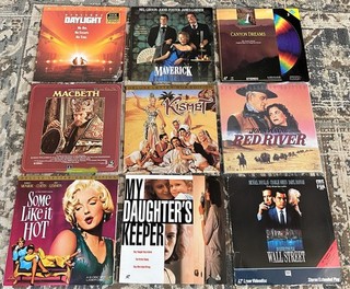 LD LASERDISC LOT of 9 EX ACTION / DRAMA : Daylight My Daughters Keeper Kismet