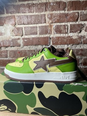 Bapesta Green Brown Size 10