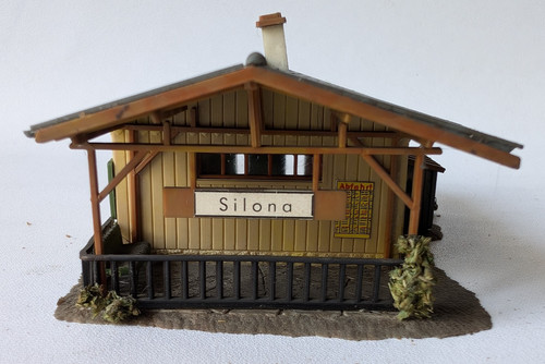 Vollmer N 7512 - Stazione "Silona" Scala N 1:160 - Montata - Vintage | Zustand: Usato