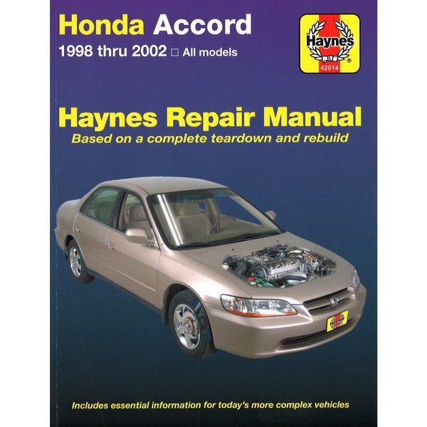 Honda Accord (1998-2002) Werkstatthandbuch Haynes-image