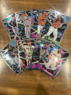 2025 Chrome Cosmic SF Giants Team Set 8 Cards