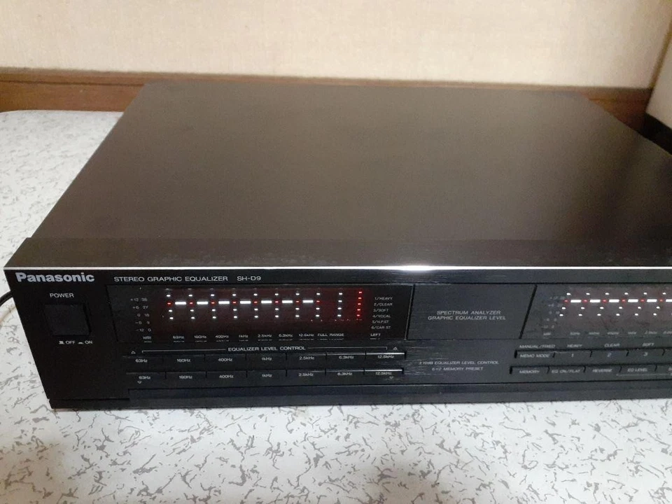 Panasonic SH-D9 Stereo 7-Band Graphic Equalizer Vintage Spectrum Analyzer Japan - Image 3 of 4