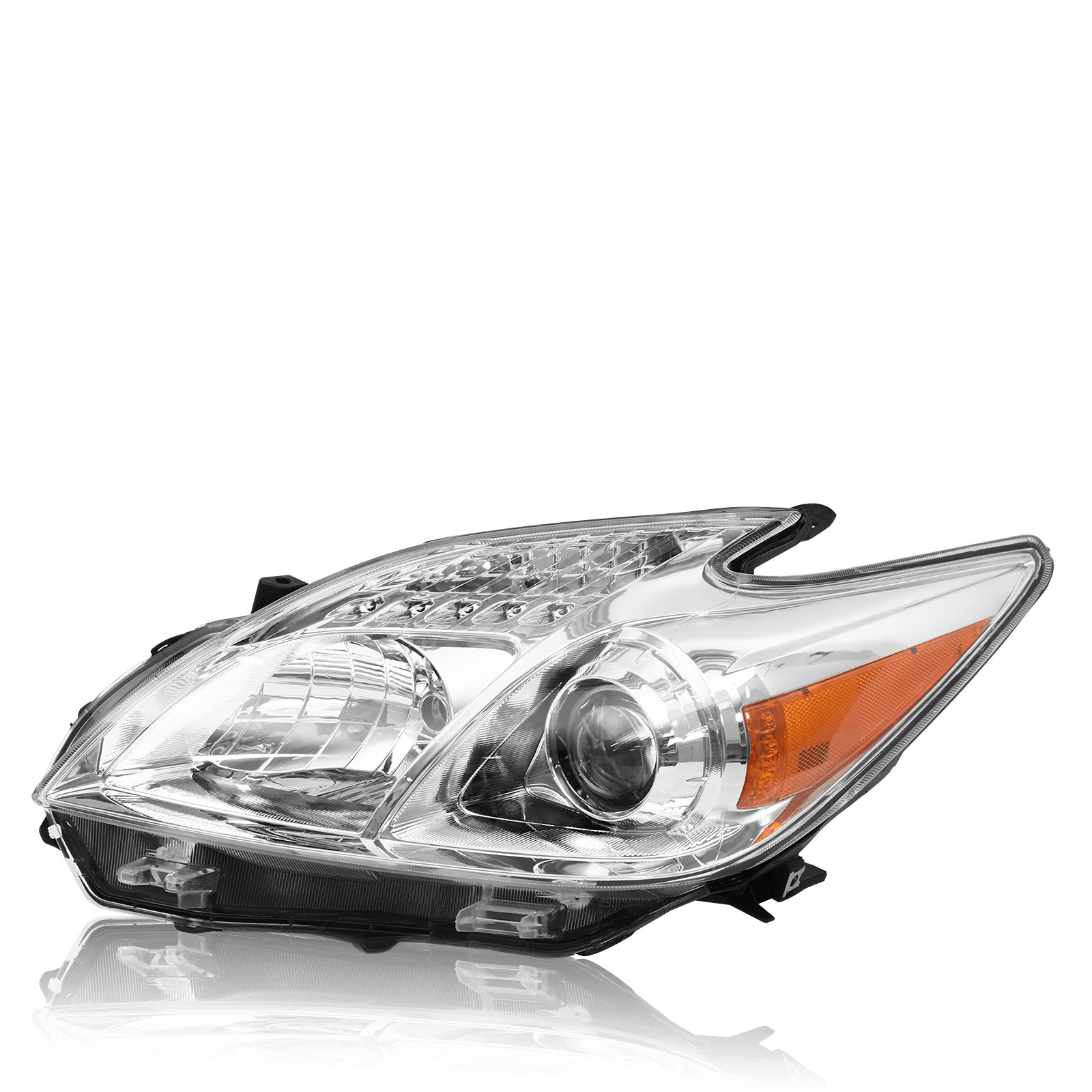 For 2010-2011 Toyota Prius Projector Headlights Halogen Headlamps Left & Right