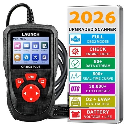 2026 LAUNCH CR3008 PLUS KFZ OBD2 Scanner Diagnosegerät  Auto Fehler Auslesegerä