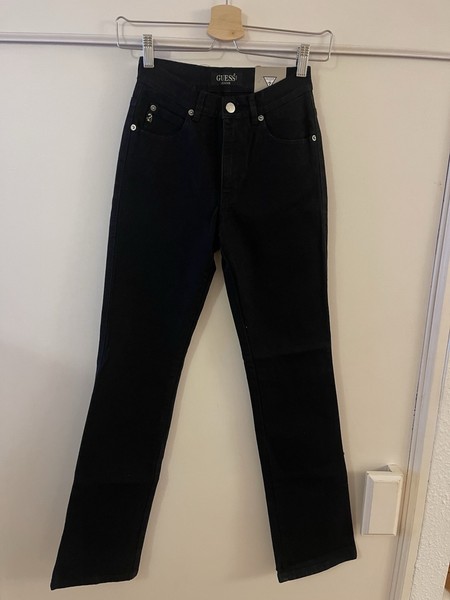 Pantalón Guess Jeans USA Modelo Stretch Talla 26 Nuevo Año 1994 Negro