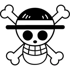 One piece Strawhat Luffy Decal Bumper Sticker Car Weatherproof vinyl Anime