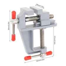 Universal Table Bench Vise 3 Inch Work Bench Clamp Swivel Rotating Hobby Crafts