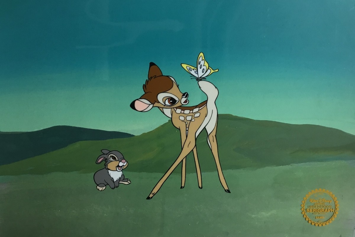 Walt Disney Bambi Limited Edition Sericel Custom Framed | eBay