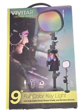 Vivitar Creator Series 9inch Full Color Key Light With Adjustable Stand Etc.