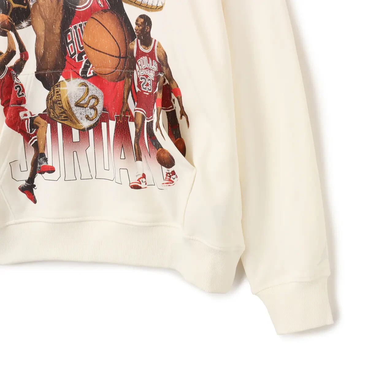 Jordan Flight Fleece Graphic Pullover Hoodie Sail HJ4396-133 Size