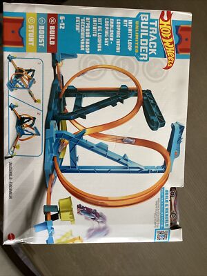 Hot Wheels Track Builder Unlimited Infinity Loop Kit/Adjustable Set-Ups - NEW!!!