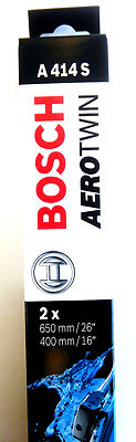 BOSCH Aero Twin wiper blade 3397007414  A414S Pair (650mm / 26'' 400mm / 16'')