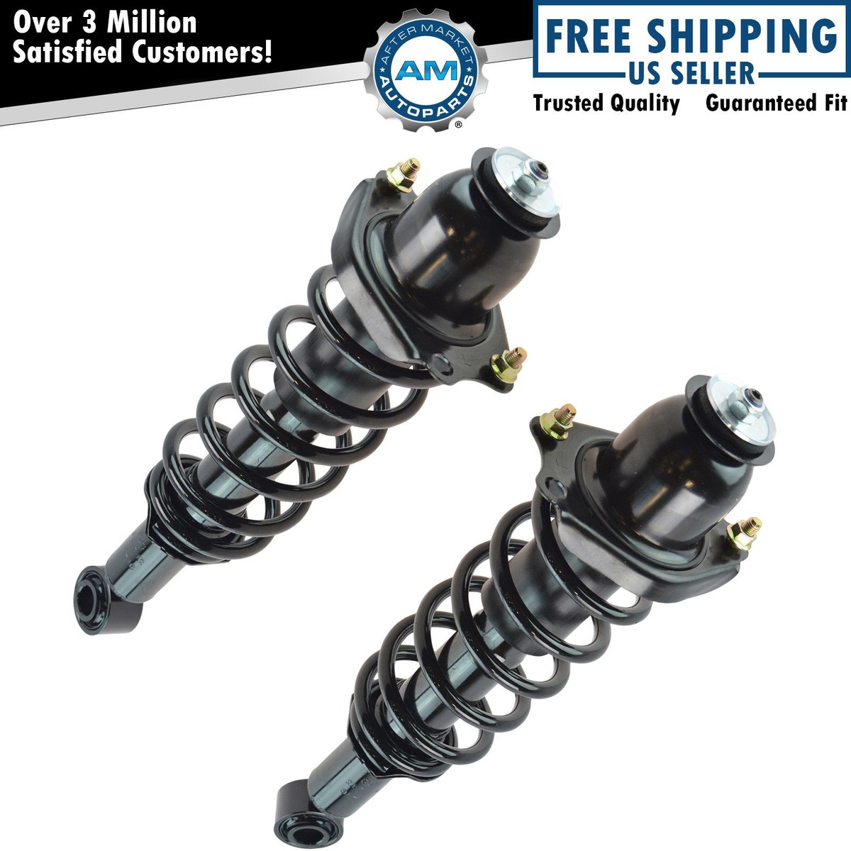 TRQ Rear Shock Strut Assembly Pair Set For Pontiac, Oldsmobile, Buick - 2 Piece Kit - View #4