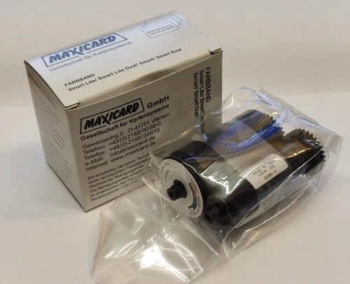 1x MAXICARD farbband SMXDC-S-YMCKO Kartendruck CARD Ribbon für SMART LITE DUAL