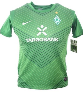Nike Sv Werder Bremen Trikot 2011 12 Grun Spielertrikot Grosse Jugend L 152 162cm Ebay