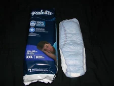 8 count ( NEW) Huggies goodnight XXL size 120-165+ Lbs