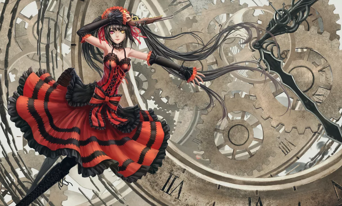 Anime date a live kurumi tokisaki Custom Gaming Mat Desk