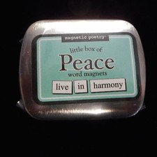 Magnetic Poetry Little Box of PEACE Word Magnets