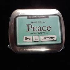 Magnetic Poetry Little Box of PEACE Word Magnets