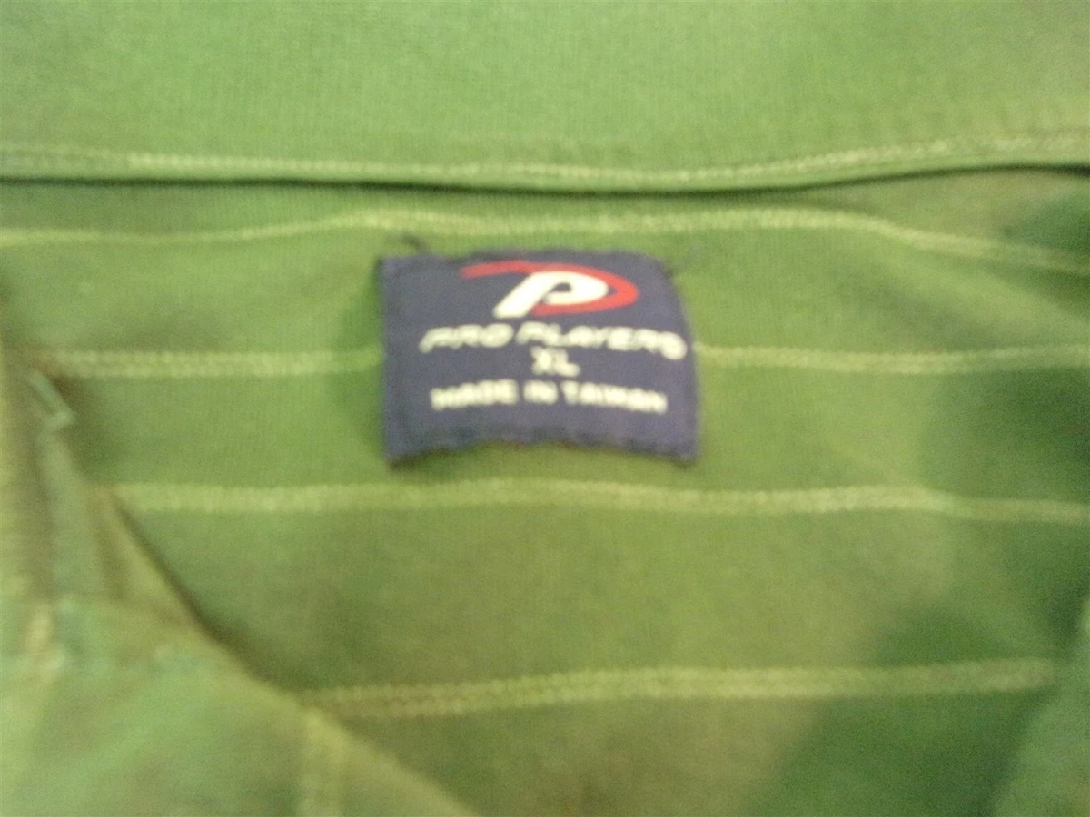Pro Player XLarge XL Short Sleeve Michigan State Spartans Green Polo Shirt