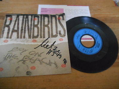 7'' Pop Rainbirds - Boy On The Beach / Just A Sim (2 Song) MERCURY Presskit WoC